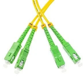 APC Opto Patchcord Opto SC SC SM duplex 3m - Patchcordy - miniaturka - grafika 1