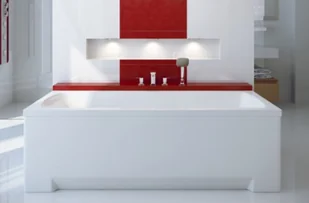 PMD Piramida Besco Optima 170x70 biała WAO-170-PK - Wanny - miniaturka - grafika 1