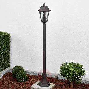 Lampenwelt Słupek oświetleniowy LAMINA w kolorze rdzy - Lampy ogrodowe - miniaturka - grafika 2