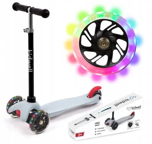 LED Kidwell hulajnoga balansowa Uno Gray - Hulajnogi - miniaturka - grafika 6