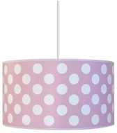 Lampy sufitowe - Lampdar Dziecięca lampa wisząca DOTS PINK 1xE27/60W/230V - miniaturka - grafika 1