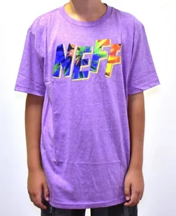 NEFF t-shirt NEFF SPIRALDYE YOUTH TEE/PURPLE HEATHER - Koszulki dla chłopców - miniaturka - grafika 1
