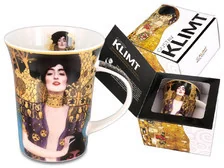Carmani Kubek z porcelany Gustav Klimt Judith 330ml - Kubki - miniaturka - grafika 1