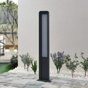 LUCANDE Lucande Secunda słupek oświetleniowy LED, 80 cm - Lampy ogrodowe - miniaturka - grafika 1