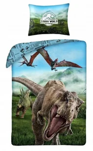 Detexpol pościel dziecieca 140x200 dinozaur t-rex trex1 - Pościel - miniaturka - grafika 1
