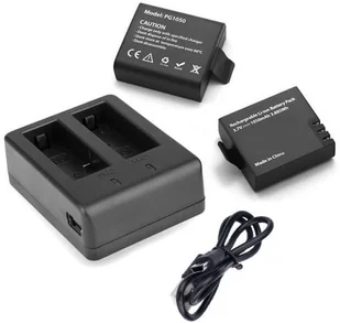 GO MEDIA PODWÓJNAŁADOWARKA+2BATERIE1050mAh-EKEN_24H - Kamery cyfrowe - akcesoria - miniaturka - grafika 2