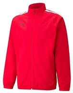 Bluzy sportowe męskie - Puma Męska bluza Teamliga Sideline Red White S 657259 - miniaturka - grafika 1