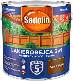 Sadolin Lakierobejca 3w1 orzech 2,5L - Lakiery do drewna - miniaturka - grafika 1