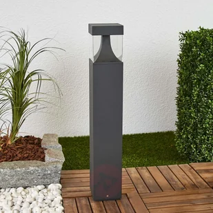 LAMPENWELT.COM Słupek ogrodowy Egon z diodami LED - Lampy ogrodowe - miniaturka - grafika 2