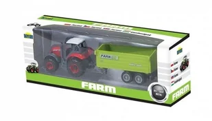 Dromader Traktor z przyczepą w pudełku - Samochody i pojazdy dla dzieci - miniaturka - grafika 3