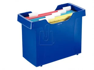 Leitz Kartoteka na teczki zaw. Plus - niebieska - Artykuły biurowe - miniaturka - grafika 1