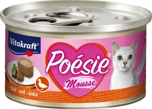 Vitakraft KOT 85g pusz POESIE KACZKA mus 12 2439850 - Mokra karma dla kotów - miniaturka - grafika 1