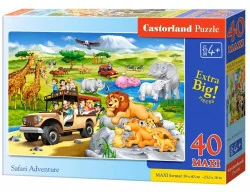 Castorland Puzzle maxi 40 elementów. Przygoda na Safari - Puzzle - miniaturka - grafika 2