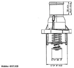 Wahler Termostat ukadu chodzenia 4357.92D - Termostaty - miniaturka - grafika 1