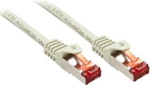 LINDY Patchcord Cat.6 S/FTP 0.5m, szary 47341 - Patchcordy - miniaturka - grafika 2