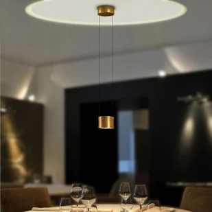 BANKAMP BANKAMP Impulse lampa wisząca LED 1-pkt. złota - Lampy sufitowe - miniaturka - grafika 2