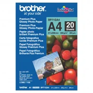 Papier do drukarek - Brother paper 20 sheets glossy A4 BP71GA4 - miniaturka - grafika 1