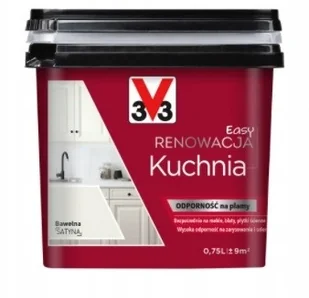 3V3 F-ba Easy Renowacja Kuchnia Bawełna 0,75L - Farby zewnętrzne - miniaturka - grafika 1