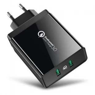 UGREEN UGREEN 2x Charger USB QC 3.0 36W (Black) - Ładowarki do telefonów - miniaturka - grafika 1