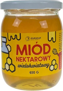 KruKam Miód nektarowy wielokwiatowy 650g - Miód - miniaturka - grafika 1