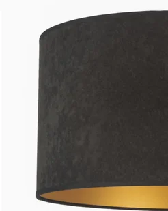 Euluna Lampa stołowa Golden Roller 50 cm czarna/złota - Lampy stojące - miniaturka - grafika 1