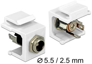 Delock Moduł Keystone gniazdo dc 86373 - Adaptery i przejściówki - miniaturka - grafika 1