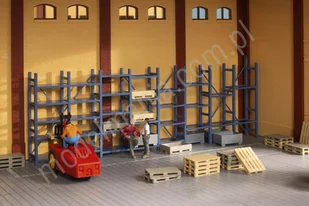Auhagen Wytrzymałe półki i palety 41660 - Kolejki i akcesoria - miniaturka - grafika 1