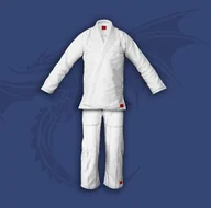 Kimona, stroje i obuwie - Tonbo kimono do jiu-jitsu TONBO - JUNIOR, białe, 350g/m2 - miniaturka - grafika 1