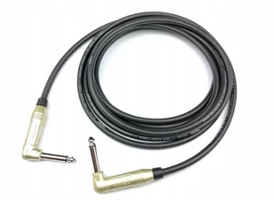 Klotz Kabel Gitarowy 2 x Jack kątowy czarny 1 m - Inne akcesoria gitarowe - miniaturka - grafika 1