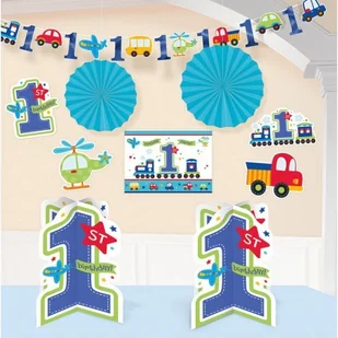 Amscan Zestaw dekoracyjny All aboard 10 elementów - Dodatki do strojów karnawałowych - miniaturka - grafika 2