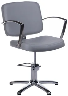 Barbiero Fotel fryzjerski Dario jasno szary BH-8163 - Fotele fryzjerskie - miniaturka - grafika 1