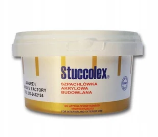 Stuccolex Szpachlówka Akrylowa Biała 0,25kg - Tynki - miniaturka - grafika 1