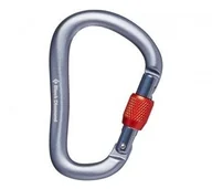 Sprzęt wspinaczkowy - Black Diamond Karabinek ROCKLOCK SCREWGATE kolor szary - miniaturka - grafika 1