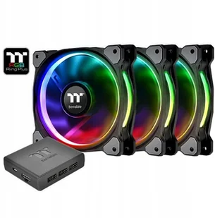 Riing 12 Rgb Plus Tt Premium Edition 3 Pack ,) - Chłodzenie procesora - miniaturka - grafika 1