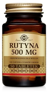 Solgar Polska Rutyna 500mg x50 tabletek - Witaminy i minerały - miniaturka - grafika 1