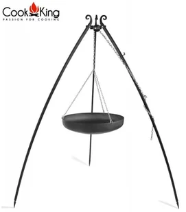 Cook&amp;King Wok 60 cm na trójnogu 111013 - Grille - miniaturka - grafika 1