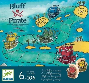 Djeco BLUFF PIRATE strategiczna gra planszowa DJ08417 - Gry planszowe - miniaturka - grafika 1