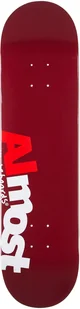 ALMOST deck ALMOST MOST DECK Burgundy - Deski snowboardowe - miniaturka - grafika 1