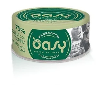 Oasy Oasy Kot More Love Kurczak i tuńczyk puszka 70g - Mokra karma dla kotów - miniaturka - grafika 2