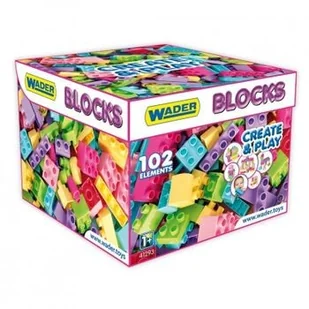 Wader Klocki Blocks Create &amp Play Pink 41293) 41293 - Klocki - miniaturka - grafika 1