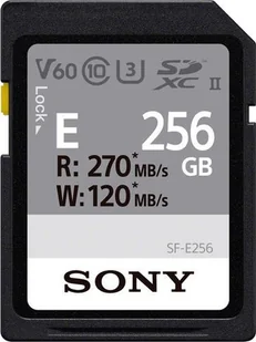 Sony SF-E SDXC 256GB UHS-II U3 V30 SF-E256 SF-E256 - Karty pamięci - miniaturka - grafika 1