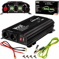 Przetwornice samochodowe - Przetwornica Prądu Napięcia Sinus 12V 230V 3000W - miniaturka - grafika 1