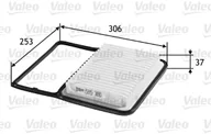 Filtry powietrza - Valeo filtr powietrza panelowy 585386 585386 - miniaturka - grafika 1