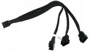 Gelid rozgałęziacz 3x 4pin PWM 30cm czarny - Tuning komputera - akcesoria - miniaturka - grafika 2