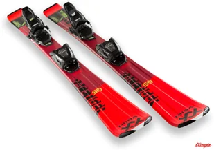 Volkl Narty Racetiger JR Red + 4.5 VMOTION JR 2019/2020 - Narty - miniaturka - grafika 1
