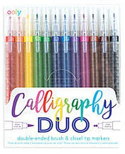 Flamastry z dwiema końcówkami Calligraphy Duo - Przybory szkolne - miniaturka - grafika 1