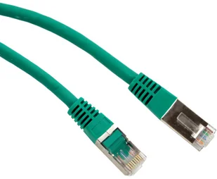 Patchcord STP kat.6 0.5m zielony) - Patchcordy - miniaturka - grafika 1