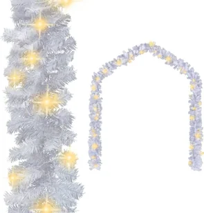 vidaXL Świąteczna girlanda z lampkami LED, 20 m, biała - Oświetlenie świąteczne - miniaturka - grafika 2