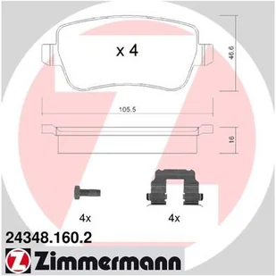 Zimmermann (OTTO GMBH) (OTTO GMBH) 24348.160.2 24348.160.2 - Tarcze hamulcowe - miniaturka - grafika 1