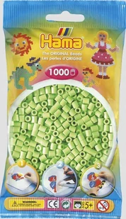 Koraliki Hama MIDI 1000 207-47 Zielone Pastelowe - Prace ręczne dla dzieci - miniaturka - grafika 1